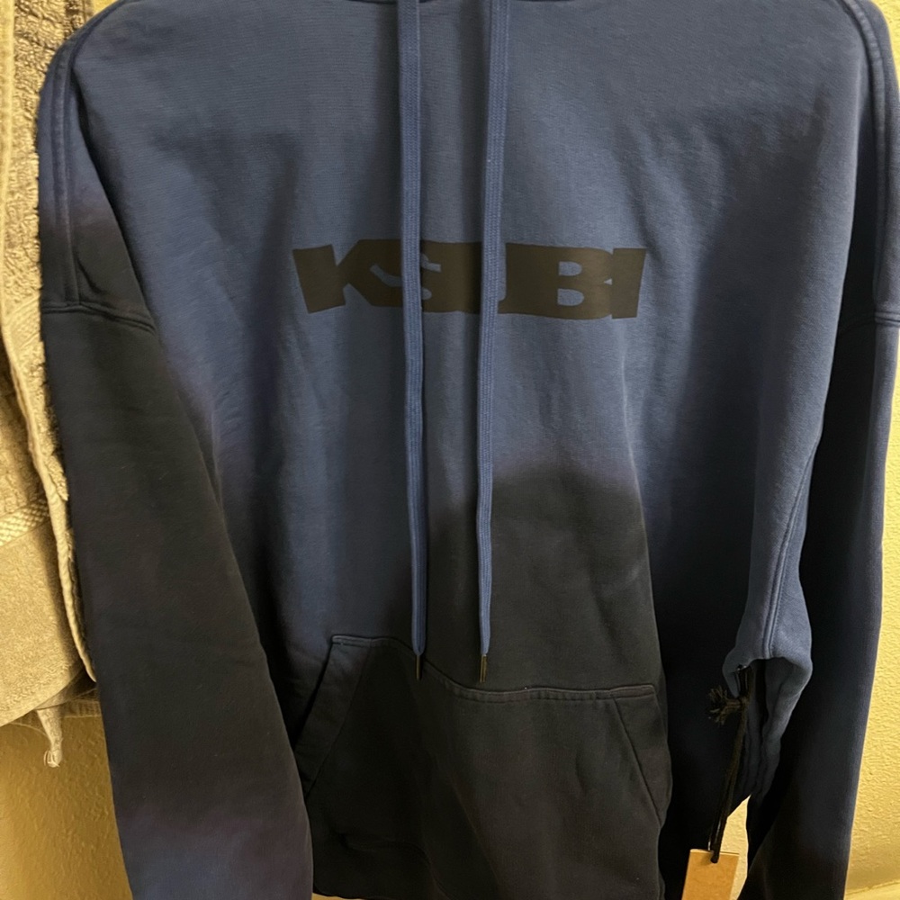 KSUBI blue eterno dye biggie hoodie